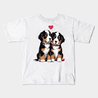 baby bernese mountain puppy Kids T-Shirt